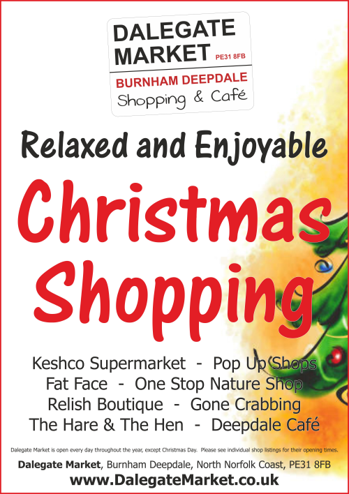 Christmas Shopping @ Dalegate Market, Dalegate Market | Shopping & Cafe, Burnham Deepdale, North Norfolk Coast, PE31 8FB | Christmas Shopping can be a fairly unenjoyable experience, so why not change that by doing your Christmas Shopping in the lovely surroundings of Dalegate Market on the North Norfolk Coast. Maybe combine with a walk on the beach and some good food. | Deepdale Backpackers & Camping Events, Courses & Activities Christmas Shopping @ Dalegate Market, Dalegate Market | Shopping & Cafe, Burnham Deepdale, North Norfolk Coast, PE31 8FB | Christmas Shopping can be a fairly unenjoyable experience, so why not change that by doing your Christmas Shopping in the lovely surroundings of Dalegate Market on the North Norfolk Coast. Maybe combine with a walk on the beach and some good food. | Deepdale Backpackers & Camping Events, Courses & Activities